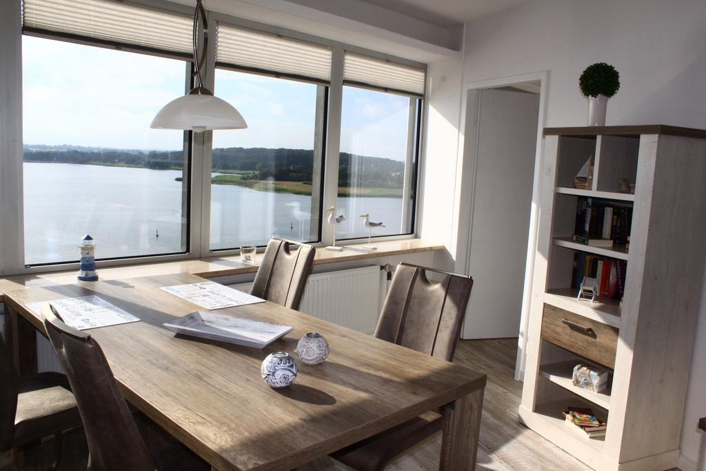 Ostseefjord-Schlei-Blick Im Wikingturm Schleswig Eksteriør bilde